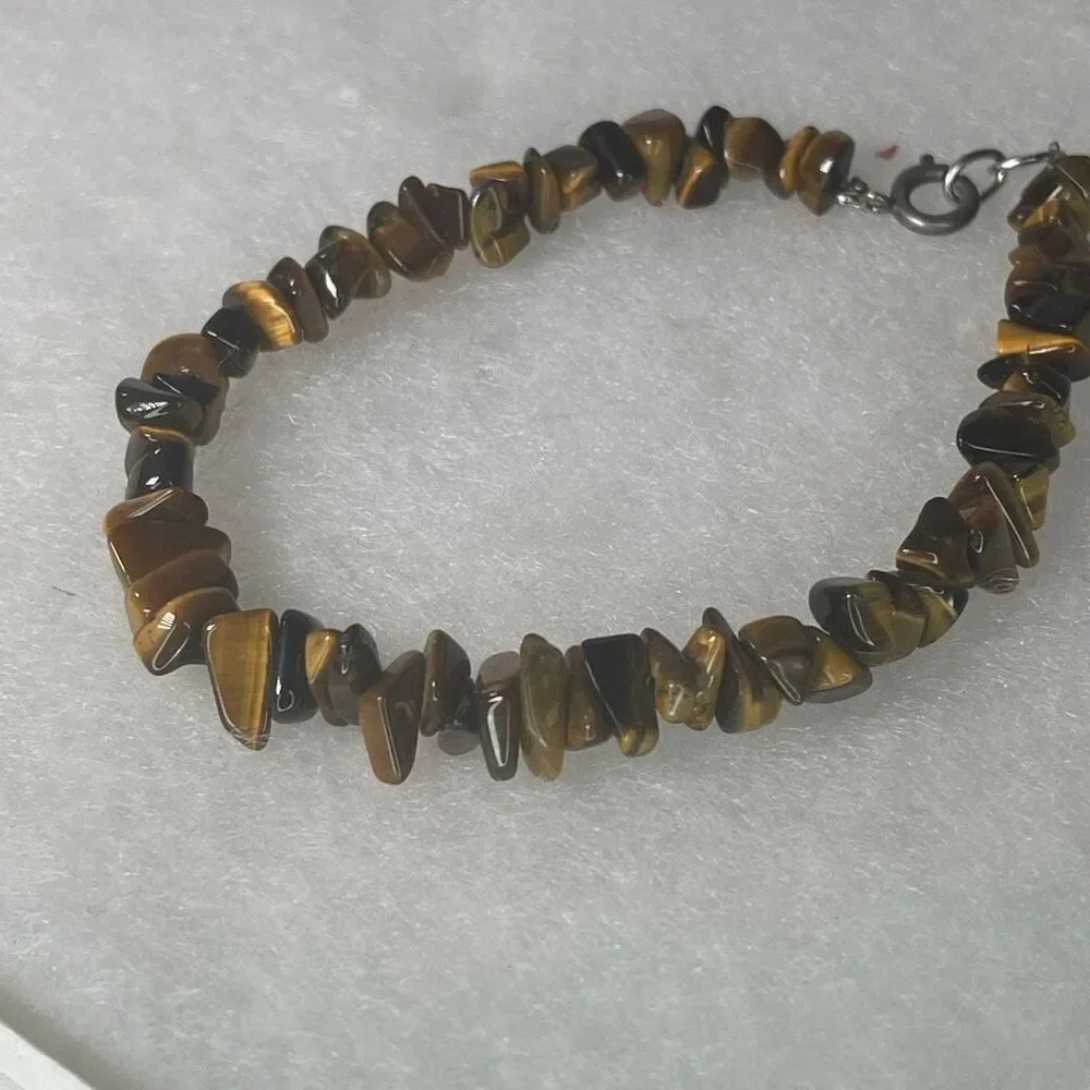 Vintage Tiger eye beaded bracelet